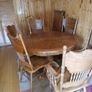 Oak Dining Table & Chairs Image 7
