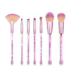 New Princess Pink 7 Piece Brush Set