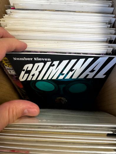 Image Long Comic Box w 275 comics for Sale