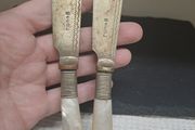 Antique Mother of Pearl fish knives