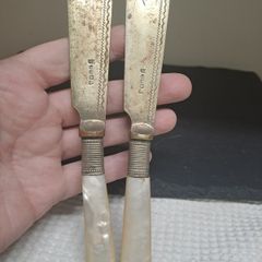 Antique Mother of Pearl fish knives