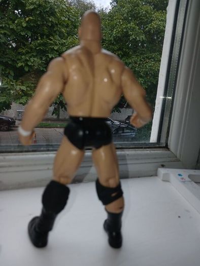 Westlers The Rock, Stone Cold and Big Show
