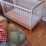 White wooden Cot Image 3
