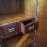Matching Pair of Original Art Deco Walnut Wardrobes 1930s Image 4