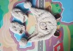 winter set cap and mittens fits from 3 to 18months