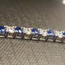 Rhodium Plated Sterling Silver Tennis Bracelet Image 7