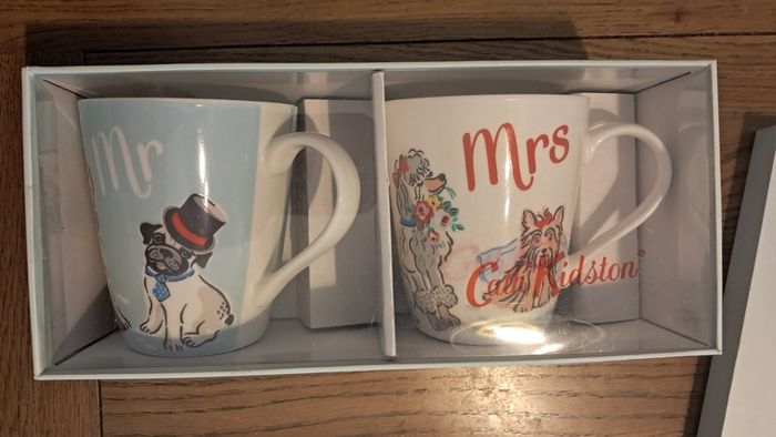Cath Kidston Mr. and Mrs. cups