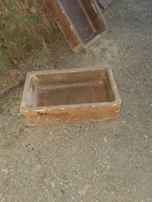 old ceramic troughs