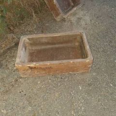 old ceramic troughs