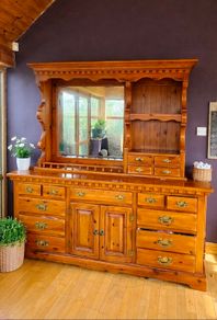 Solid wood 2 piece dresser