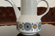 Vintage Kathie Winkle Renaissance Coffee Pot Staffordshire Ironstone England