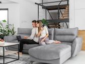 Couch L shape corner sofa bed SILVA