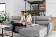 Couch L shape corner sofa bed SILVA