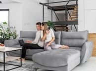 main image for ad Couch L shape corner sofa bed SILVA