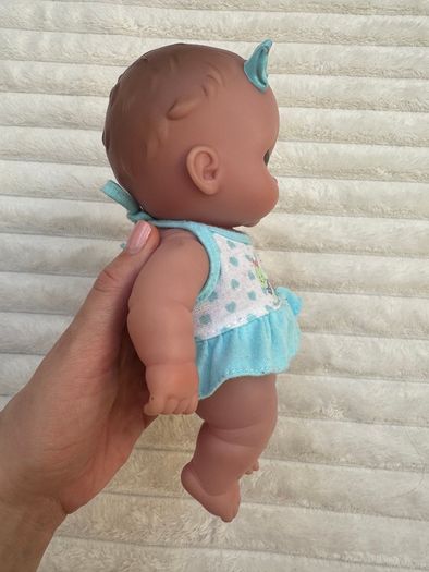 Berenguer Lil Cutesie Chubby approx. 9" Baby Doll Green Eyes 18-14 Used Please see photos