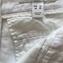 Ladies White Linen Trousers H&M.  Eu 40 Medium Size 12.  Nice Wide Leg. Dressy Or Casual.  In Super Condition. Image 3