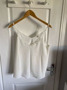 Ladies River Islamd Ivory t strap top