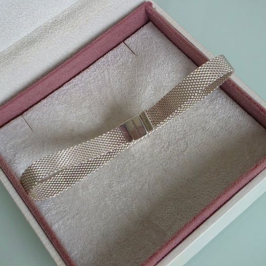 Pandora mesh bracelet perfect condition size 20cm