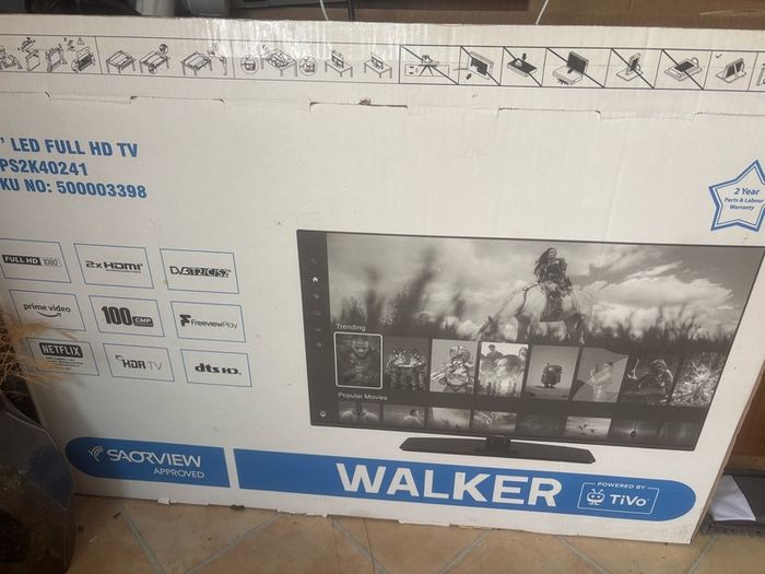 Walker 40 inch Full HD Smart TiVo TV  WPS2K40241