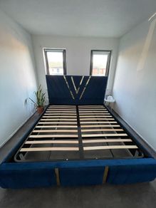 Bed frame 6ft super king with ottoman gas lift storage
