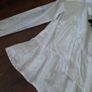 Zara white blouse top girls size 5 years Image 4