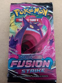 Pokemon Cards Sealed Sword and Shield Fusion Strike Booster Packs