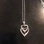 Real diamonds silver necklace Image 2