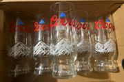 Coors pint corona extra beer glasses