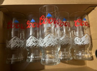Coors pint corona extra beer glasses