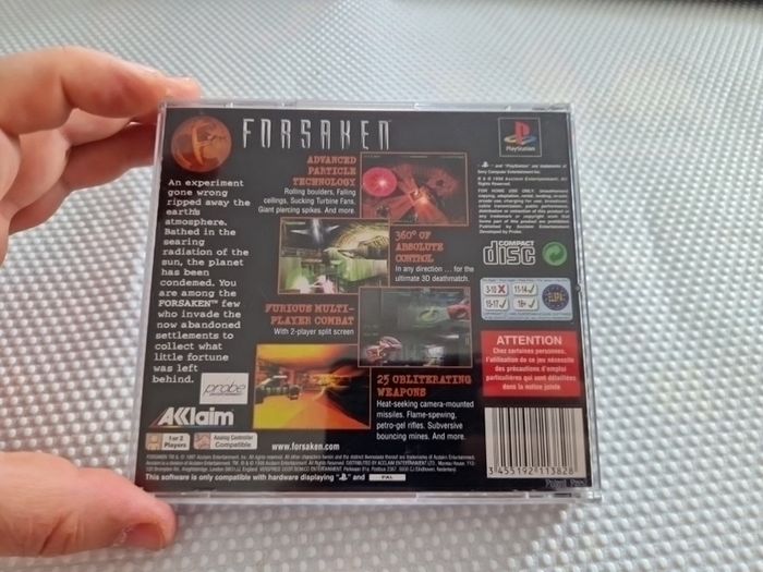 Forsaken PlayStation1 Ps1 PlayStation2 Ps2 Games Original