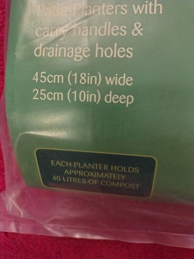 Nine Assorted Patio Planter Packs