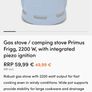 Primus Frigg gas stove top Image 3