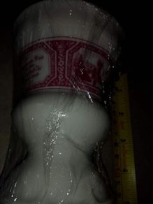 Vintage Heinrick bone china vase made in Germany 12 cm tall.