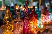 Magical Led Lights in a Bottle - great altenative to lantherns, bedside lamps, etc