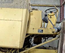 New holland combine harvester