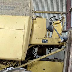 New holland combine harvester