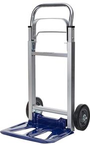 90 Folding Sack Truck | 90 kg Capacity Aluminium Framed Folding Trolley On Wheels | Folding Hand Truck With Extendable Handle, Multicolor (FREE POSTAGE)