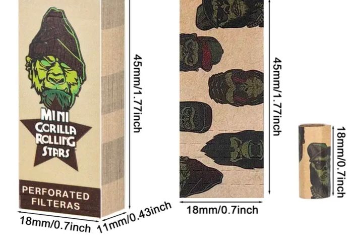 Various King Size Rolling Papers, tips available also