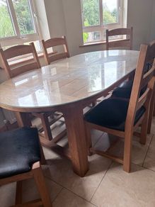 Table and chairs