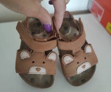 sandals baby , uk 5 , eur 22 size cute bear sandals f&f , shoes baby girl boy
