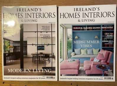 2 Irish Home Interiors and Living Magazines