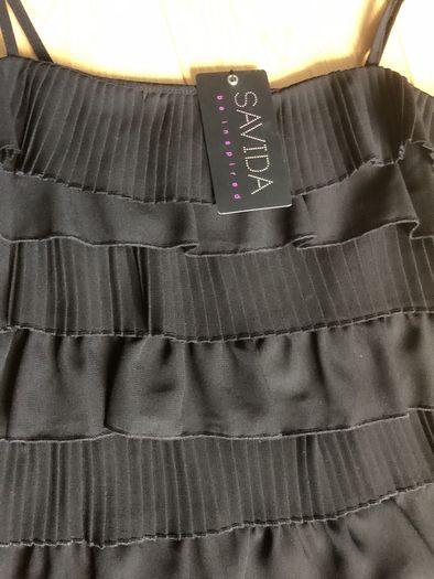 Black Ruffle Dress BNWT