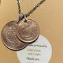 Coin stainless steel necklace. Penny 3d, 6d, shilling, florin Image 7