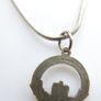 Vintage 925 Sterling Silver Claddagh Pendant Necklace length 16" - 5,2g Image 7