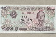 Vietnam 2000 Dong 1988 Banknote