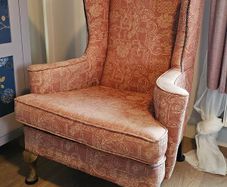 Queen Anne Wingback Armchairs