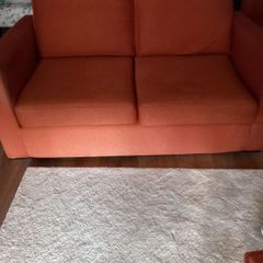 Tow seater sofa and 1 single chair
