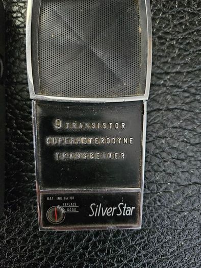 Vintage 1970s Silver Star Walkie Talkies