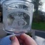 George III c1805 Sunderland Bridge rummer glass with lemon squeeze base Image 7