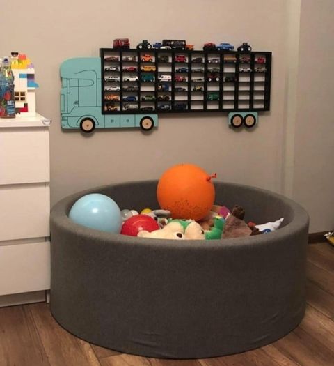 Cabinet Display Shelf Truck Kids Storage Collectibles